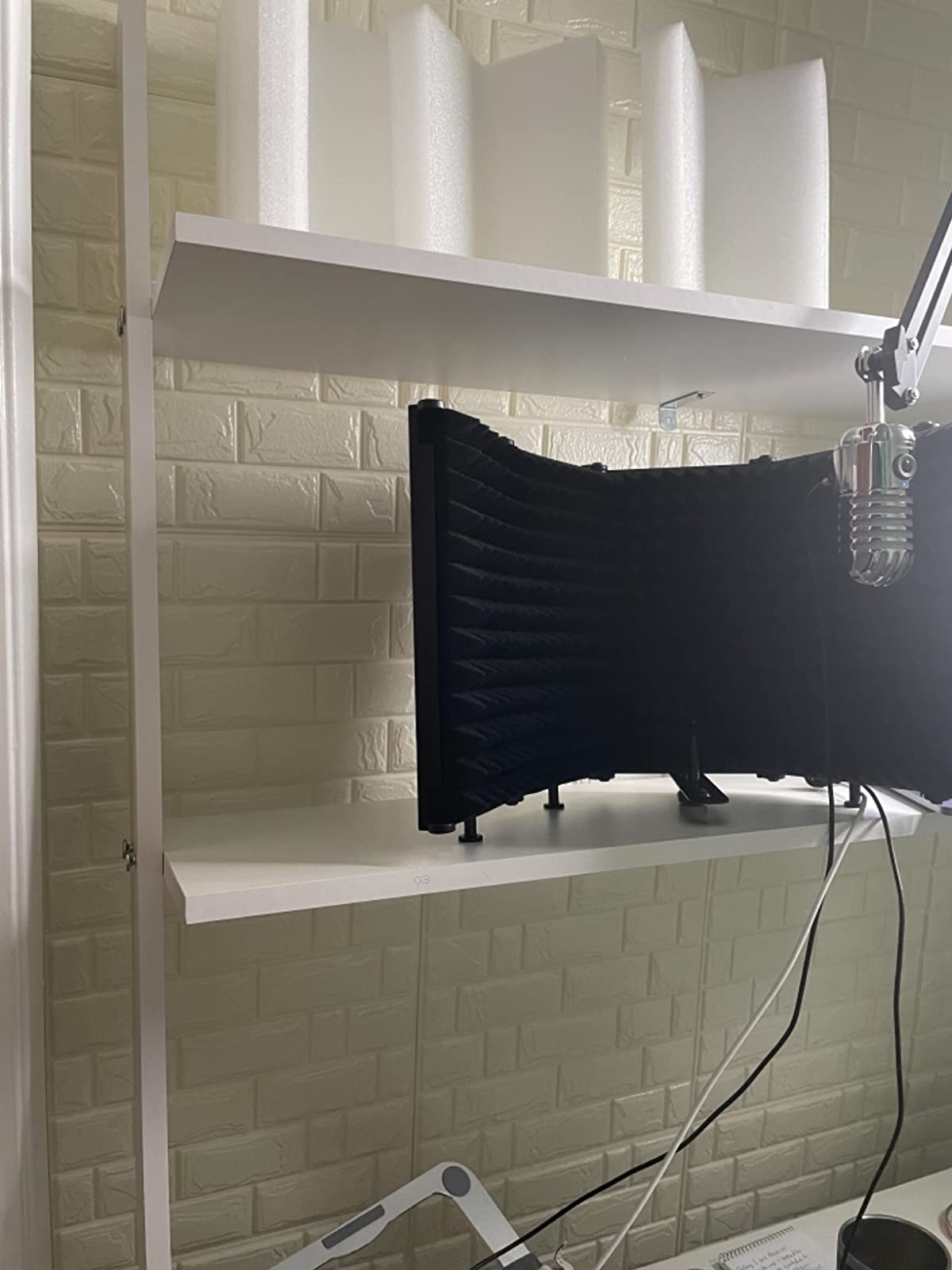 3DBrickWall, τρισδιάστατα αυτοκόλλητα τοίχου με εφέ τούβλου (5 τεμ.) - Image 5