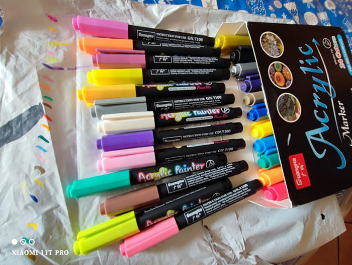 AcrylicMarkers, ακρυλικοί μαρκαδόροι (24 τμχ) - Image 9
