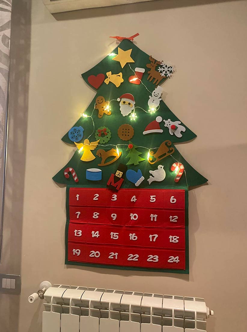 AdventTree, Χριστουγεννιάτικο δέντρο από φελτ με ημερολόγιο - Image 9