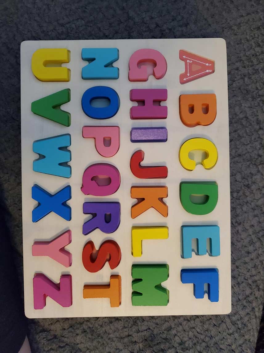AlphabetPuzzle, ξύλινο παζλ γραμμάτων - Image 5