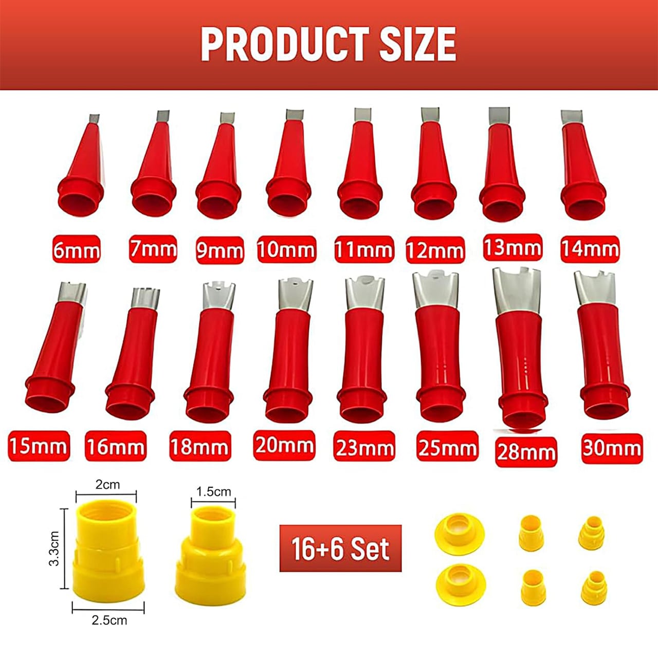 ApplicNozzle, σετ 22 τεμαχίων από μπεκ και σφραγιστικά μπεκ - Image 4