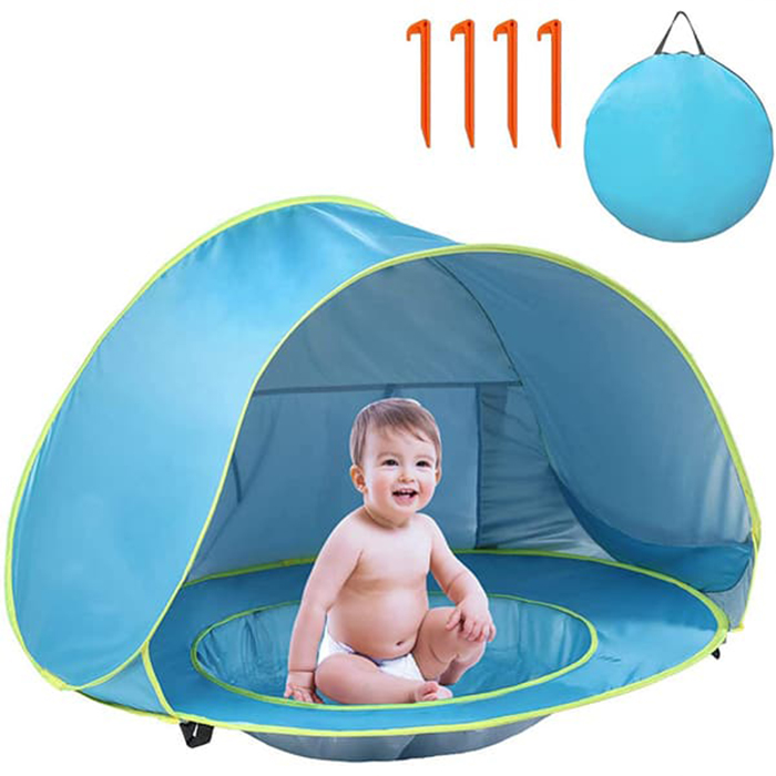 BabyTent, παιδική σκηνή με προστασία UV και πισίνα - Image 10