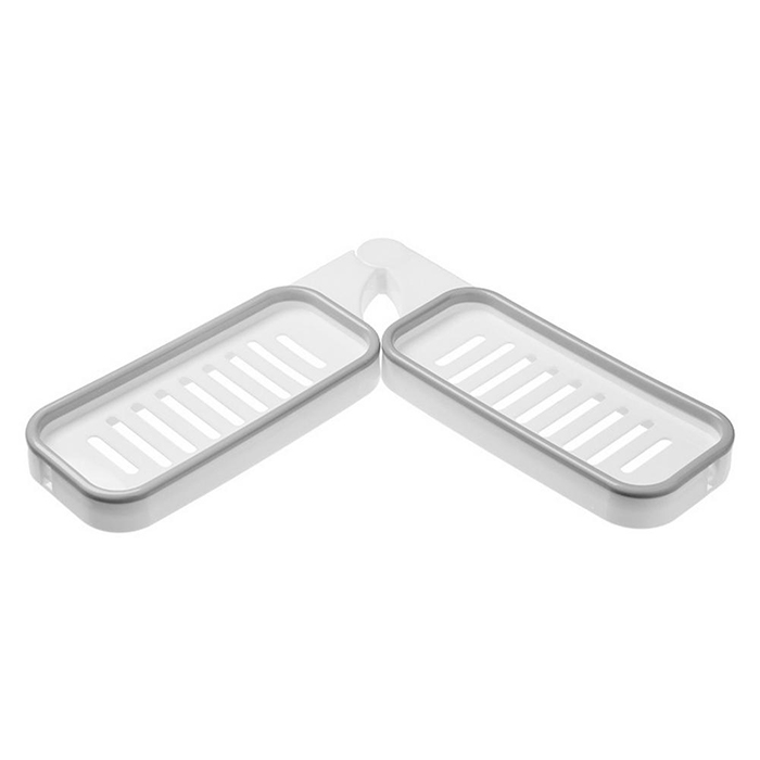 BathroomShelf, ράφι μπάνιου που μπορεί να εγκατασταθεί σε 90° ή 180° - Image 1