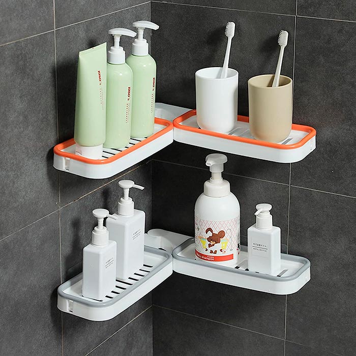 BathroomShelf, ράφι μπάνιου που μπορεί να εγκατασταθεί σε 90° ή 180° - Image 9