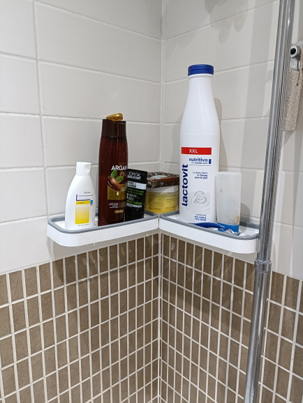 BathroomShelf, ράφι μπάνιου που μπορεί να εγκατασταθεί σε 90° ή 180° - Image 10