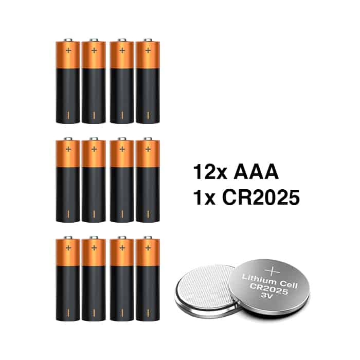 Σετ μπαταριών για φώτα LED Glow Water Lights (13 τεμ.) - Image 4