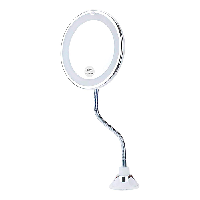 BeautyMirror, ένας καθρέφτης με μεγέθυνση, ισχυρό LED φως και ευέλικτη βάση - Image 1
