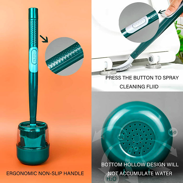 BestBrush, το επαναστατικό βούρτσα τουαλέτας με ένα κουμπί για την απελευθέρωση καθαριστικού - Image 4