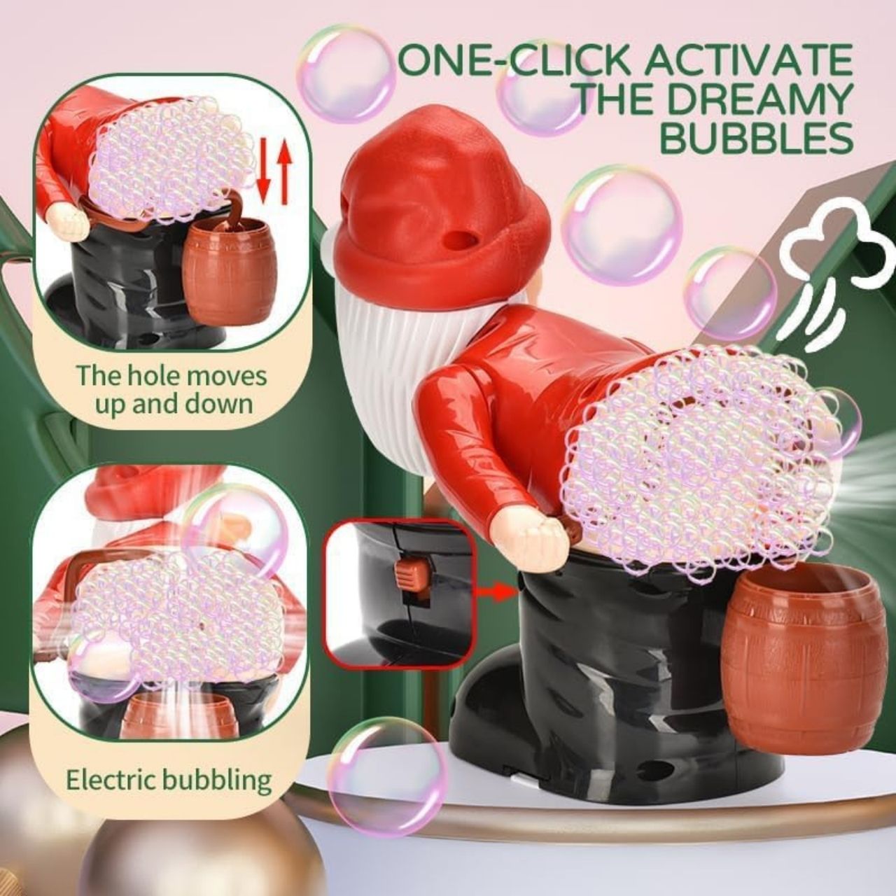 BlowSanta, παιχνίδι με σαπουνόφουσκες Άγιος Βασίλης - Image 3