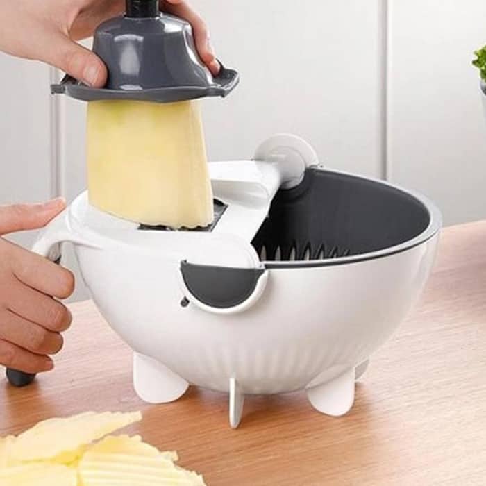 BowlCutter, πολυλειτουργικός κόφτης με πρόσθετο σουρωτήρι και χειροκίνητο αποφλοιωτή - Image 8