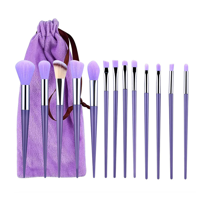 BrushSet, σετ 13 πινέλων μακιγιάζ με θήκη μεταφοράς - Image 1
