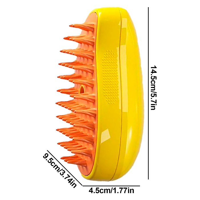 Brushy, ηλεκτρική βούρτσα για κατοικίδια με ψεκασμό νερού - Image 2