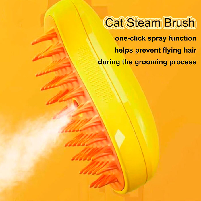 Brushy, ηλεκτρική βούρτσα για κατοικίδια με ψεκασμό νερού - Image 6