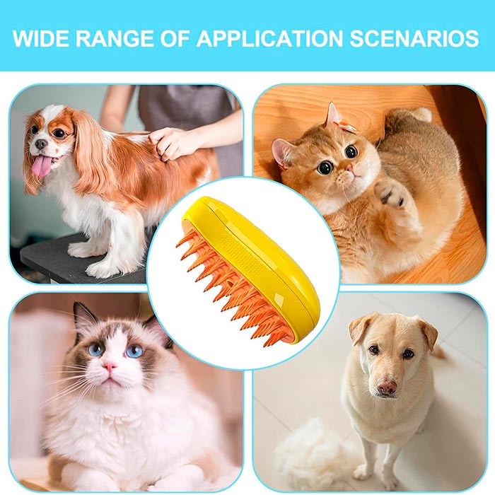 Brushy, ηλεκτρική βούρτσα για κατοικίδια με ψεκασμό νερού - Image 7