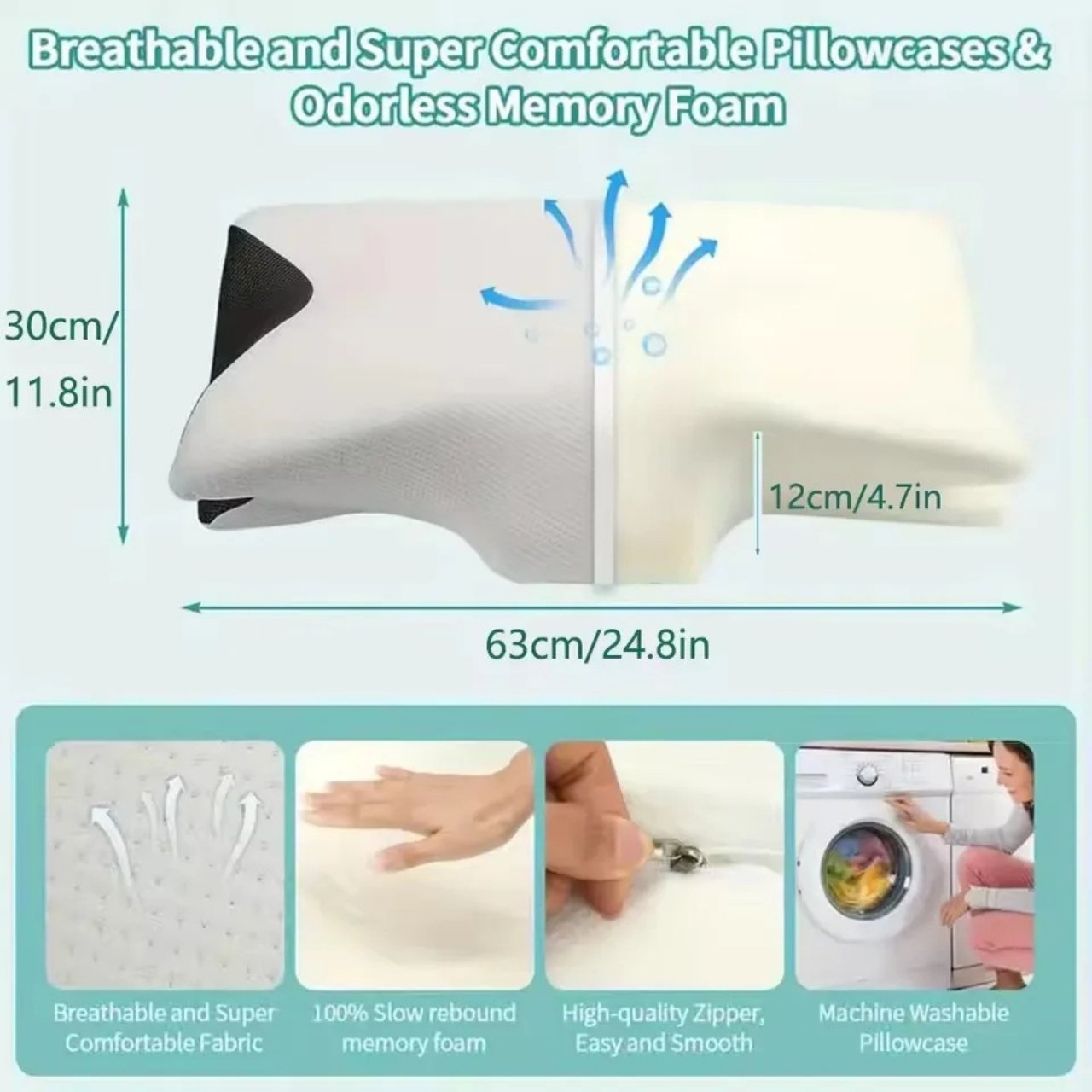 ButterflyPillow, εργονομικό μαξιλάρι από αφρό μνήμης - Image 9