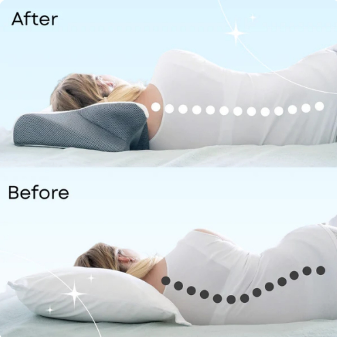 ButterflyPillow, εργονομικό μαξιλάρι από αφρό μνήμης - Image 3