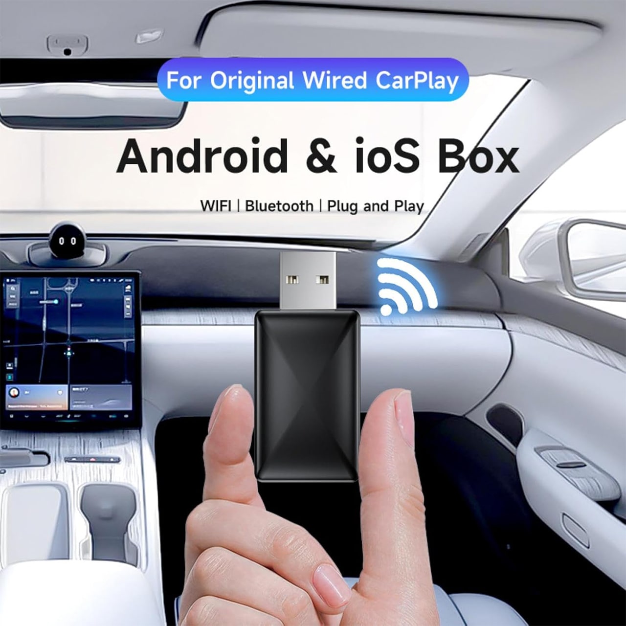 CarPlay, USB stick για ασύρματη συνδεσιμότητα αυτοκινήτου με Apple CarPlay και Android Auto - Image 4
