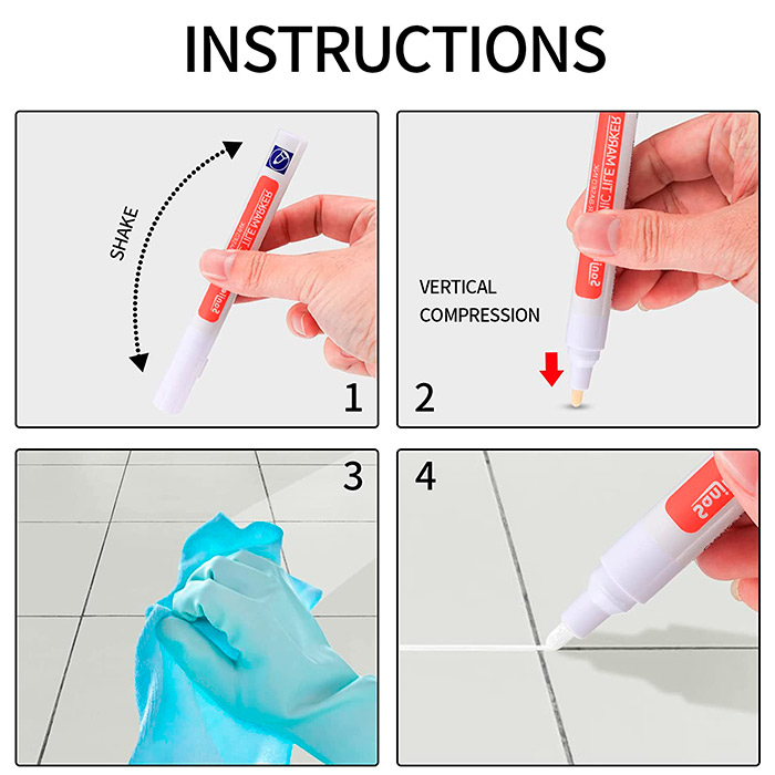 CeramicTilePen, στυλό χρωματισμού αρμών - Image 7