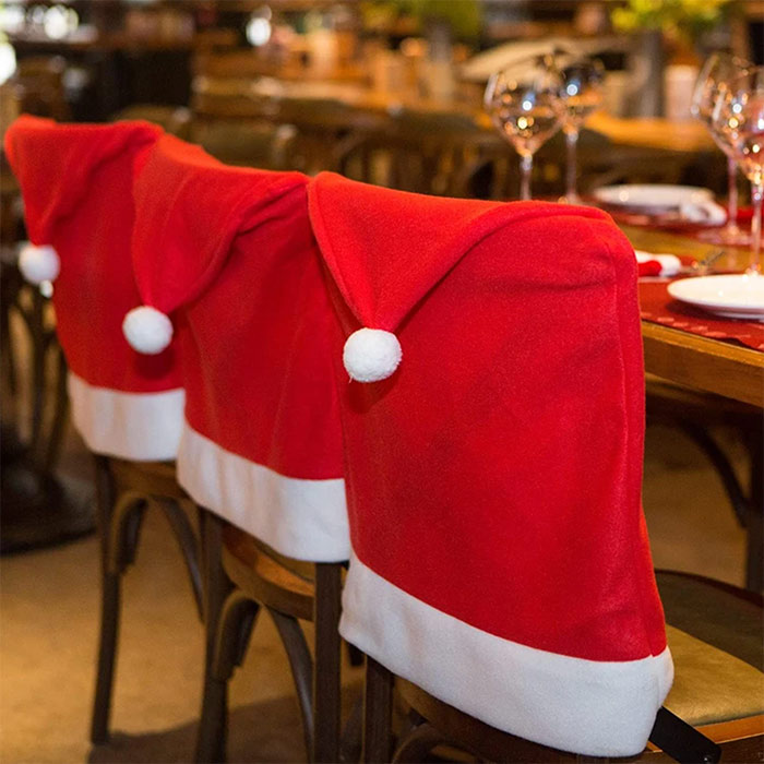 ChairSanta, εορταστικό κάλυμμα καρέκλας (4 τεμάχια) - Image 3