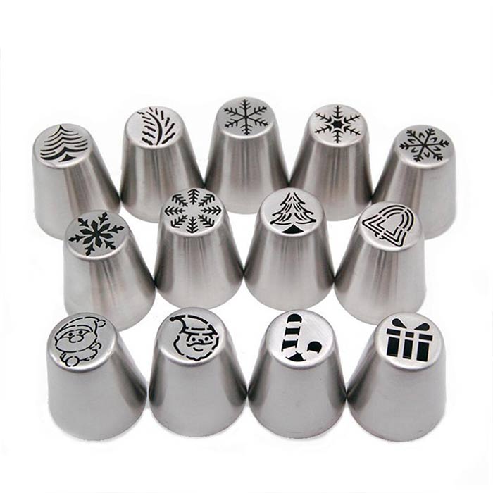 ChristmasNozzles,γιορτινός στολισμός κέικ και άλλων γλυκών - Image 4