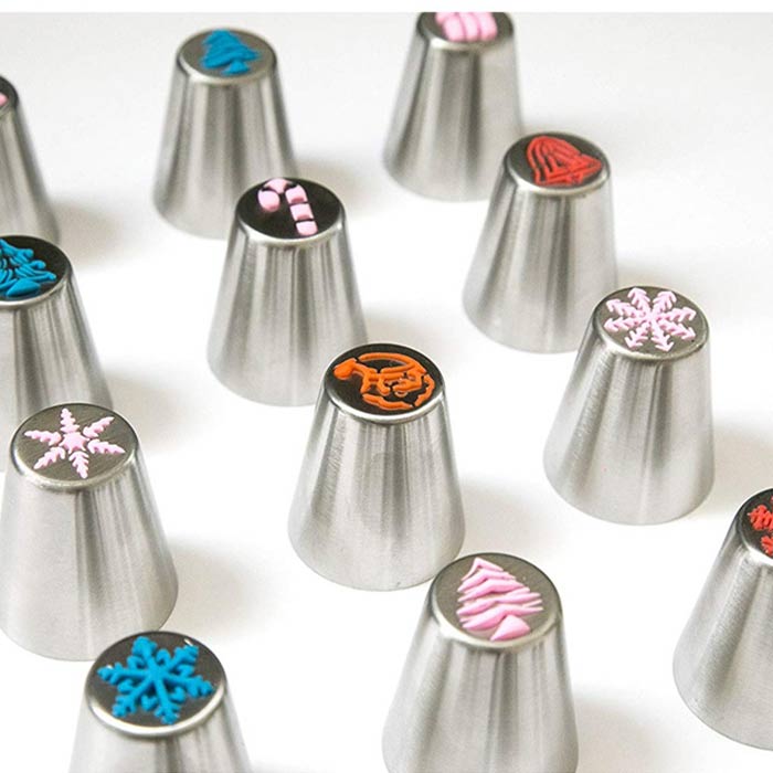 ChristmasNozzles,γιορτινός στολισμός κέικ και άλλων γλυκών - Image 5