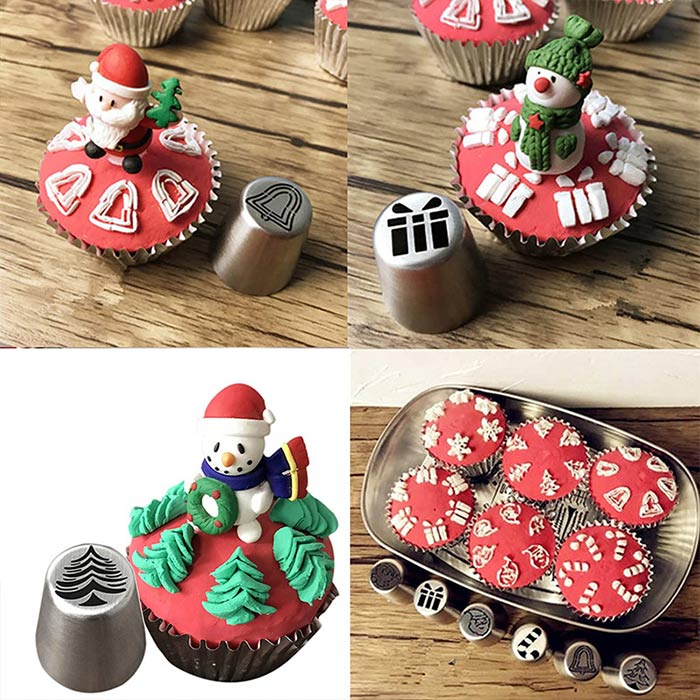 ChristmasNozzles,γιορτινός στολισμός κέικ και άλλων γλυκών - Image 8