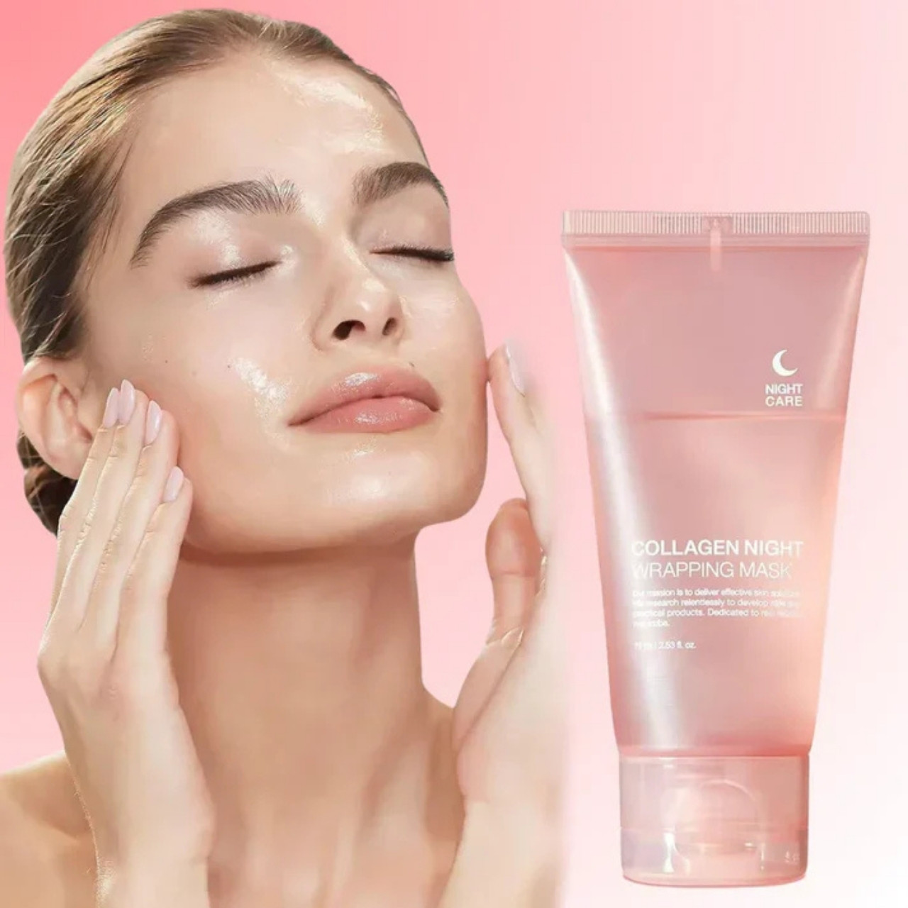 CollagenMask, νυχτερινή peel-off μάσκα προσώπου με κολλαγόνο (1+1 ΔΩΡΕΑΝ) - Image 8