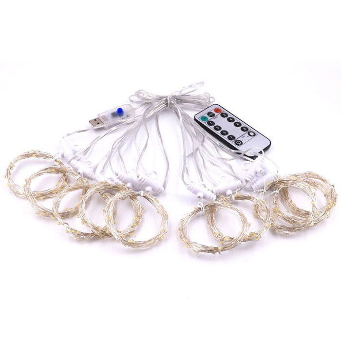 ColorfulCurtain, φωτεινή κουρτίνα με 300 πολύχρωμα LED - Image 1