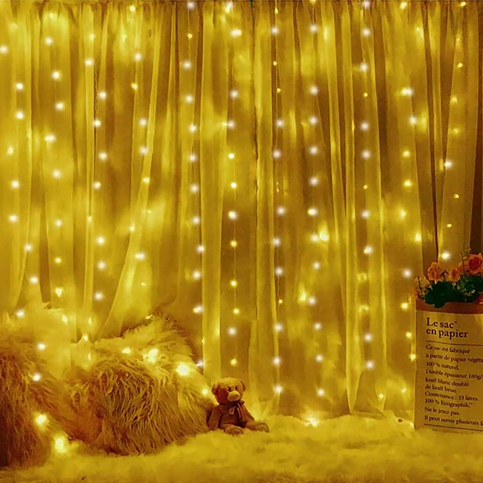 ColorfulCurtain, φωτεινή κουρτίνα με 300 πολύχρωμα LED - Image 10