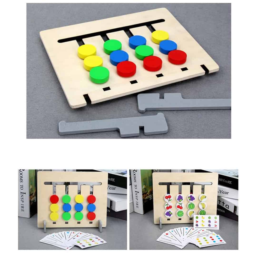 CombinationGame, ξύλινο παζλ για την ανάπτυξη λογικής σκέψης (36 εργασίες) - Image 4