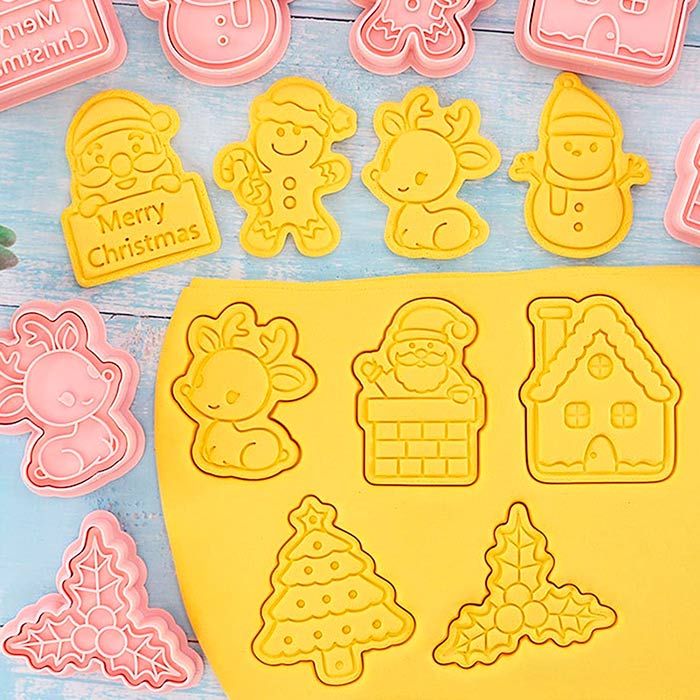 CutCookies, Καλούπια για μπισκότα Χριστουγέννων (8 καλούπια μπισκότων) - Image 4