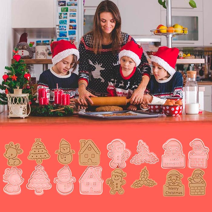 CutCookies, Καλούπια για μπισκότα Χριστουγέννων (8 καλούπια μπισκότων) - Image 7