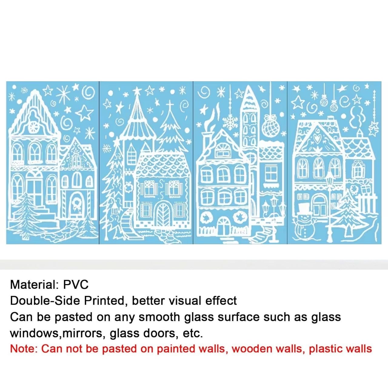 DecalsSnow, window stickers with winter motif (4 pcs.) - Image 3