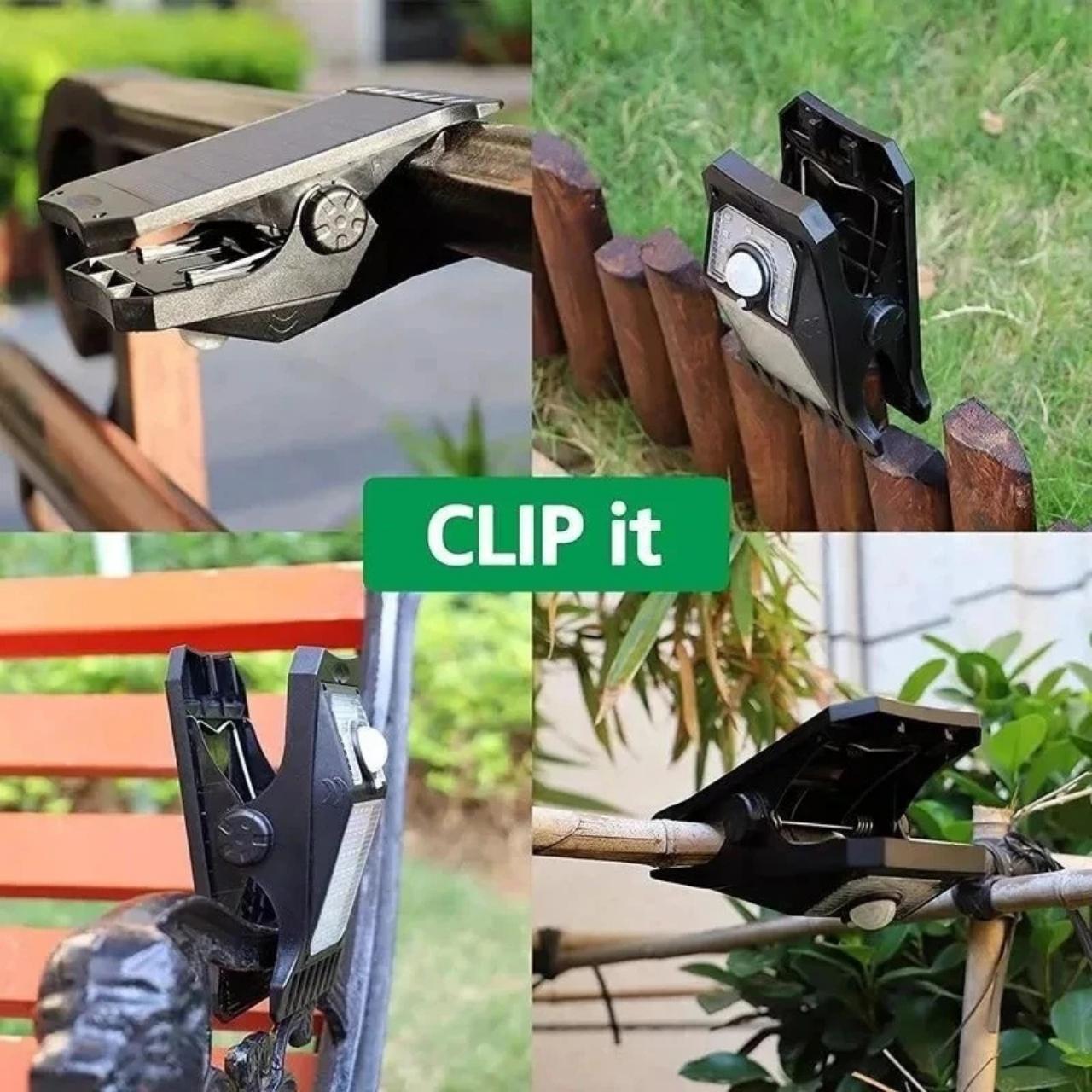 DeckClip, Ηλιακό Φωτιστικό Κήπου με Κλιπ και Αισθητήρα Κίνησης - Image 10