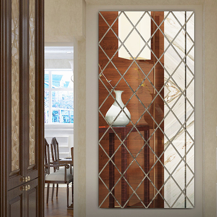 DiamondMirror, αυτοκόλλητα καθρέφτης σε σχήμα διαμαντιού που φωτίζουν και δίνουν χρώμα σε οποιοδήποτε χώρο (32 κομμάτια) - Image 7