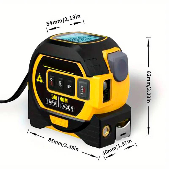 DigiMeter, κλασικός και λέιζερ μετρητής σε 1 προϊόν - Image 2