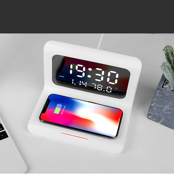 DigitalStation, σταθμός φόρτισης με 4 λειτουργίες: συναγερμός, ημερολόγιο, θερμόμετρο και ασύρματη φόρτιση - Image 10