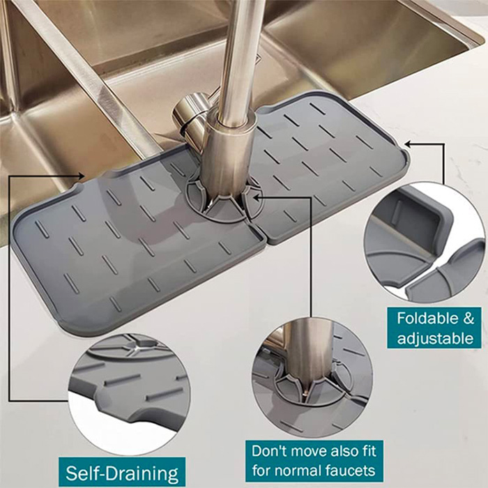 DryingPad, ματ σιλικόνης για νεροχύτη κουζίνας ή μπάνιου - Image 10