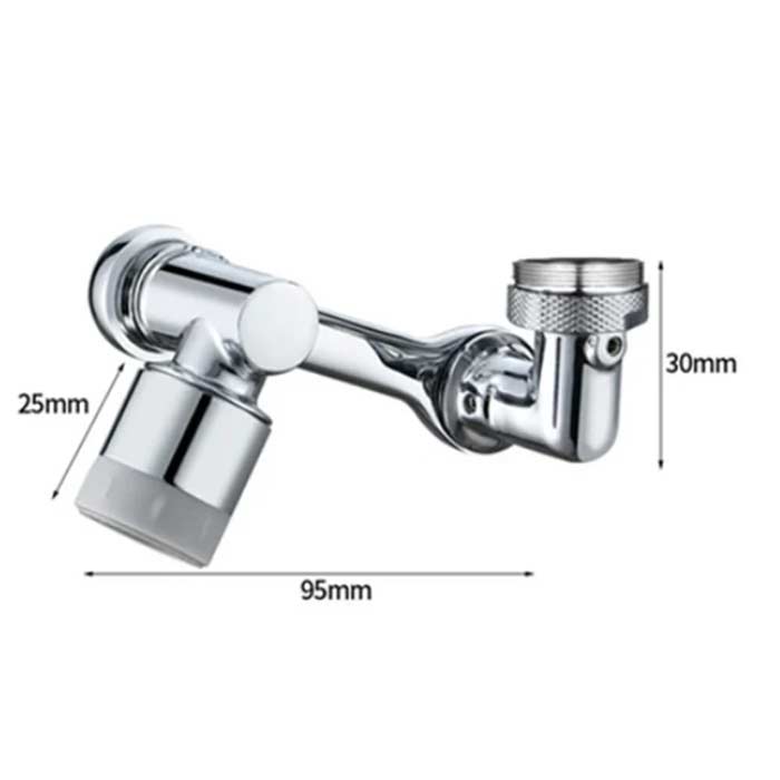 DualFaucet, εξάρτημα βρύσης που μπορεί να περιστραφεί 1080° και έχει 2 τρόπους αποστράγγισης του νερού - Image 2