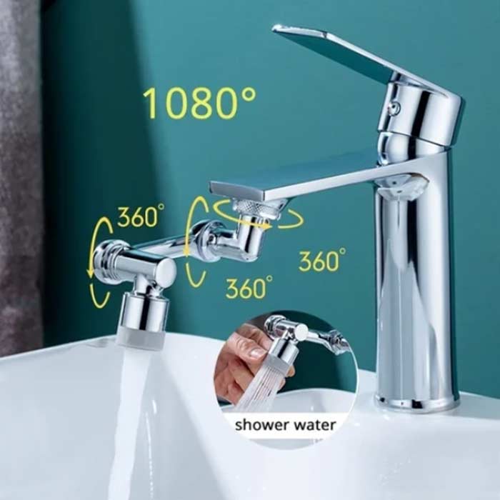 DualFaucet, εξάρτημα βρύσης που μπορεί να περιστραφεί 1080° και έχει 2 τρόπους αποστράγγισης του νερού - Image 8