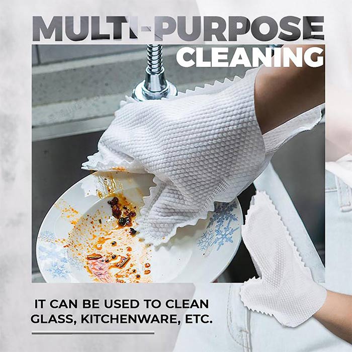 DustGloves, 20 τεμάχια γάντια καθαρισμού για διαφορετικές επιφάνειες - Image 7