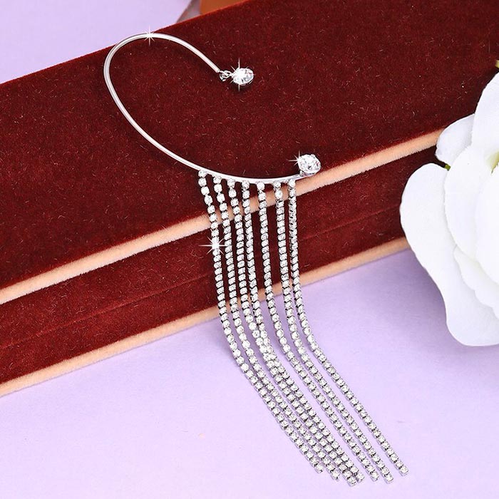 EarringCrystals,κρεμαστά σκουλαρίκια με κρυσταλλακια (1 τεμάχιο) - Image 6