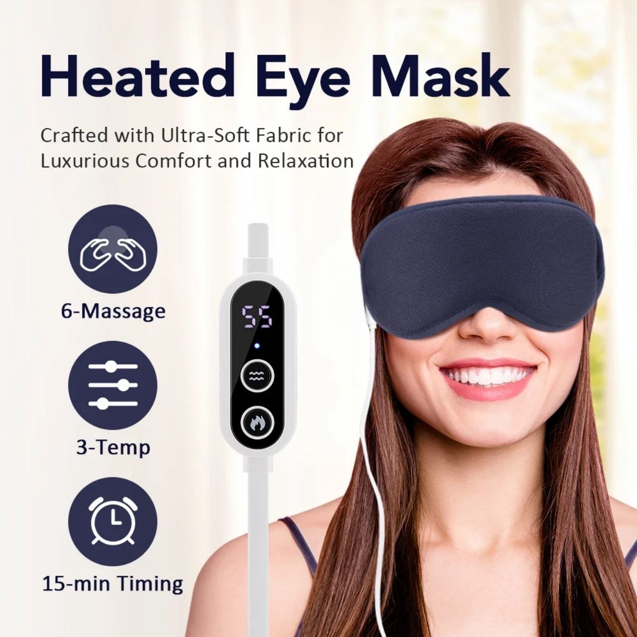 EyeMask, θερμαινόμενη μάσκα ματιών με μασάζ - Image 2