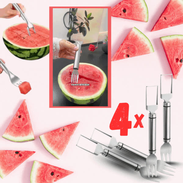 Πιρούνι Κοπής Καρπουζιού, FruitFork - video