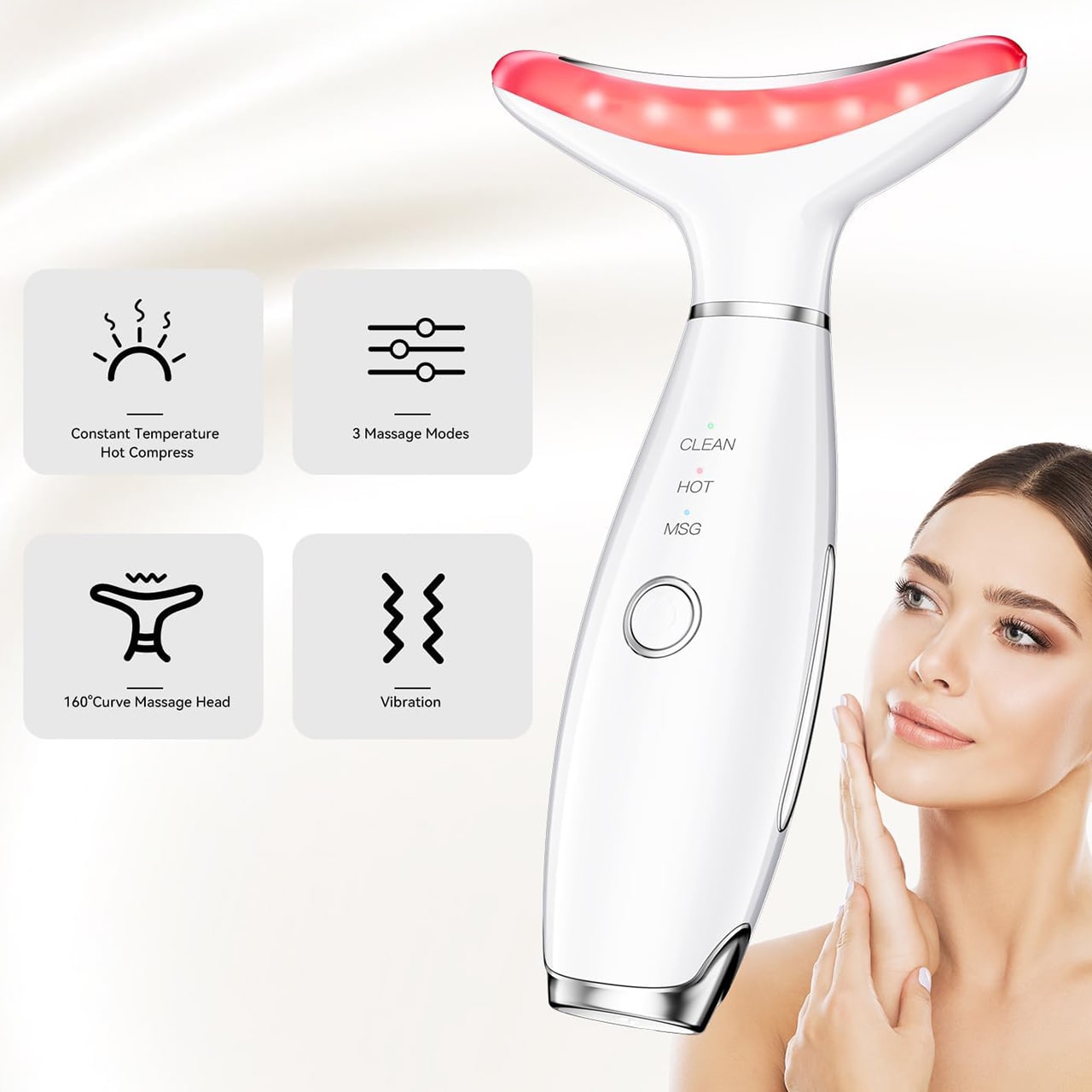 FaceTool, LED συσκευή τόνωσης προσώπου και λαιμού - Image 2