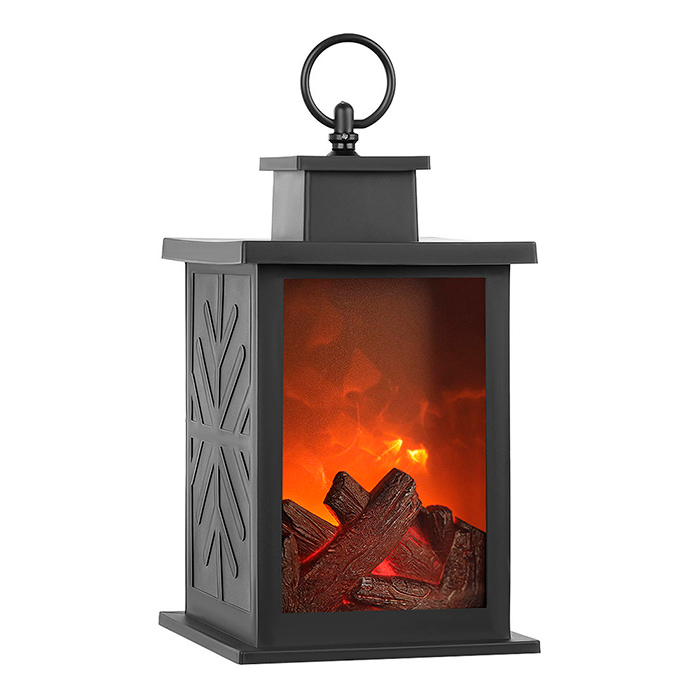 FireLantern, ένα διακοσμητικό φωτιστικό με εμφάνιση τζακιού και εικονική φωτιά - Image 1