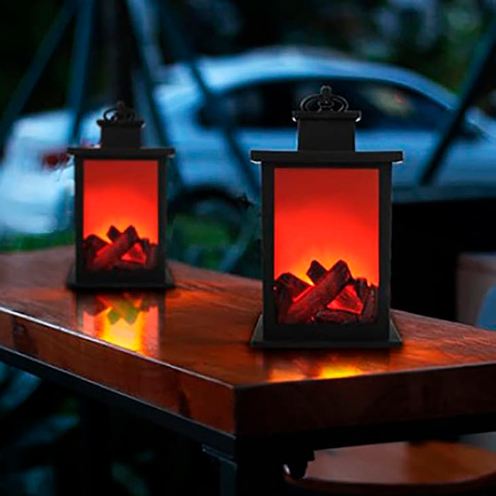 FireLantern, ένα διακοσμητικό φωτιστικό με εμφάνιση τζακιού και εικονική φωτιά - Image 6