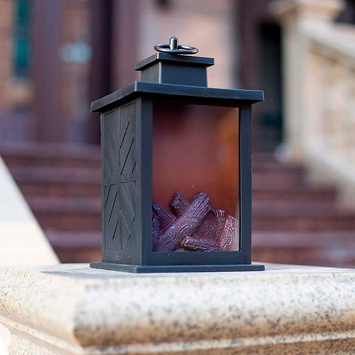 FireLantern, ένα διακοσμητικό φωτιστικό με εμφάνιση τζακιού και εικονική φωτιά - Image 7