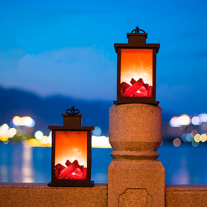 FireLantern, ένα διακοσμητικό φωτιστικό με εμφάνιση τζακιού και εικονική φωτιά - Image 9