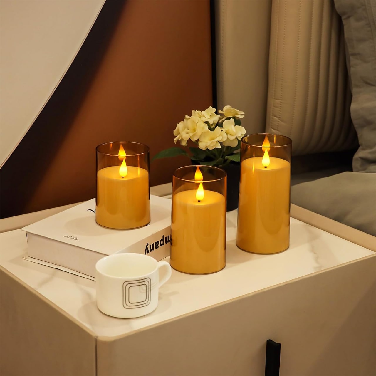 FlickCandles, σετ από κομψά διακοσμητικά κεριά (3 τεμάχια) - Image 2